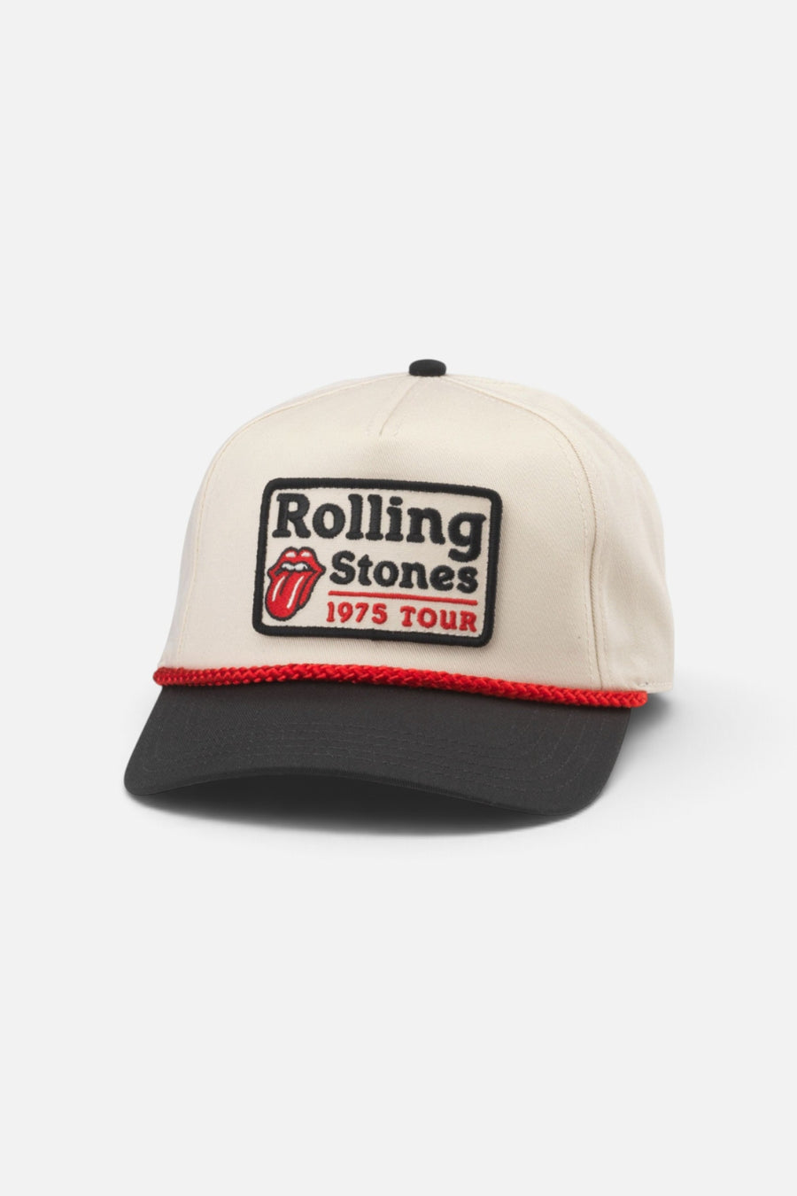 American Needle Rolling Stones Roscoe in Ivory Black – side view