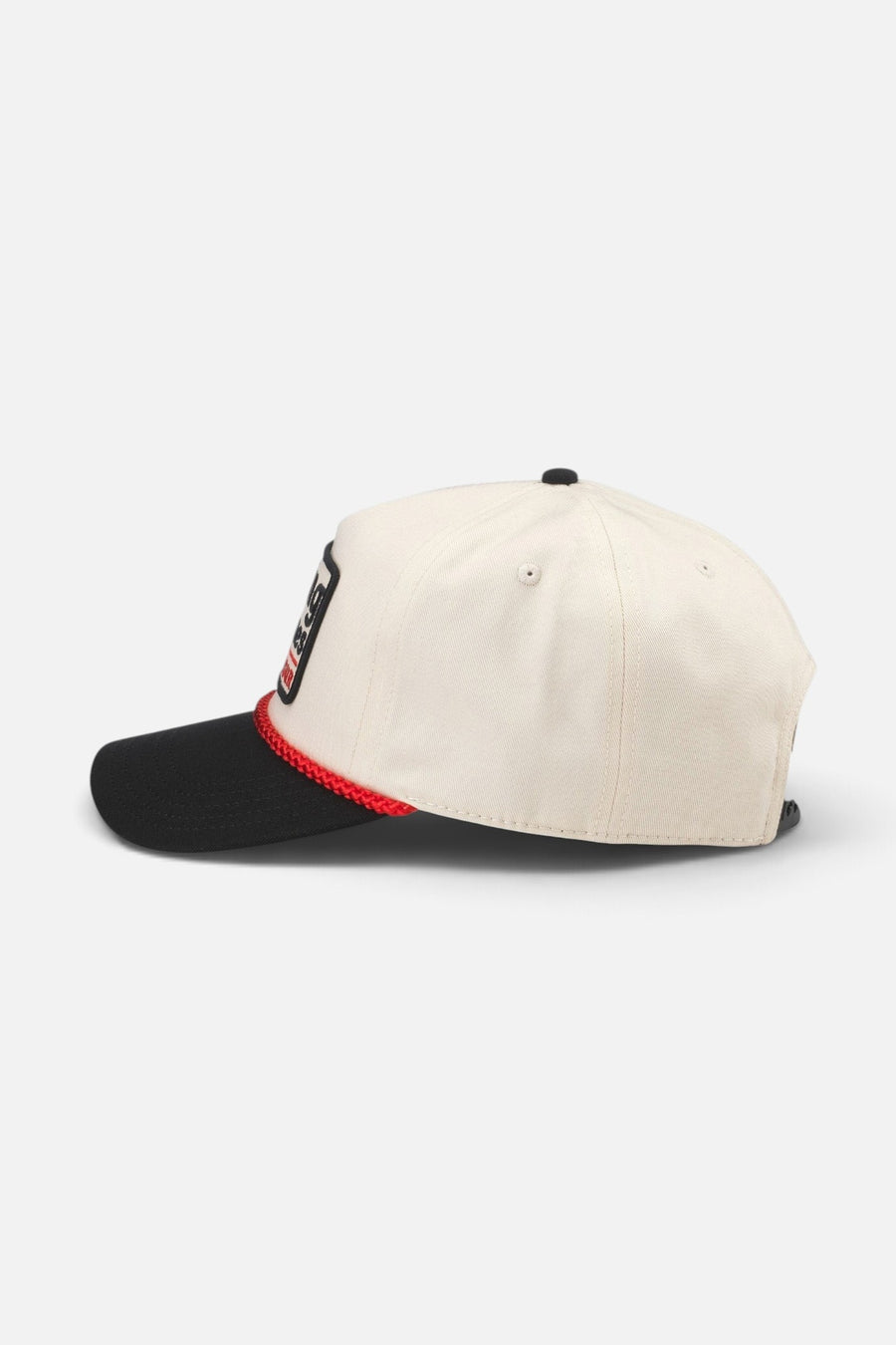 American Needle Rolling Stones Roscoe in Ivory Black – side view