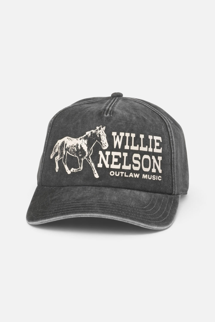 American Needle Willie Nelson Walker Hat in Black – front view