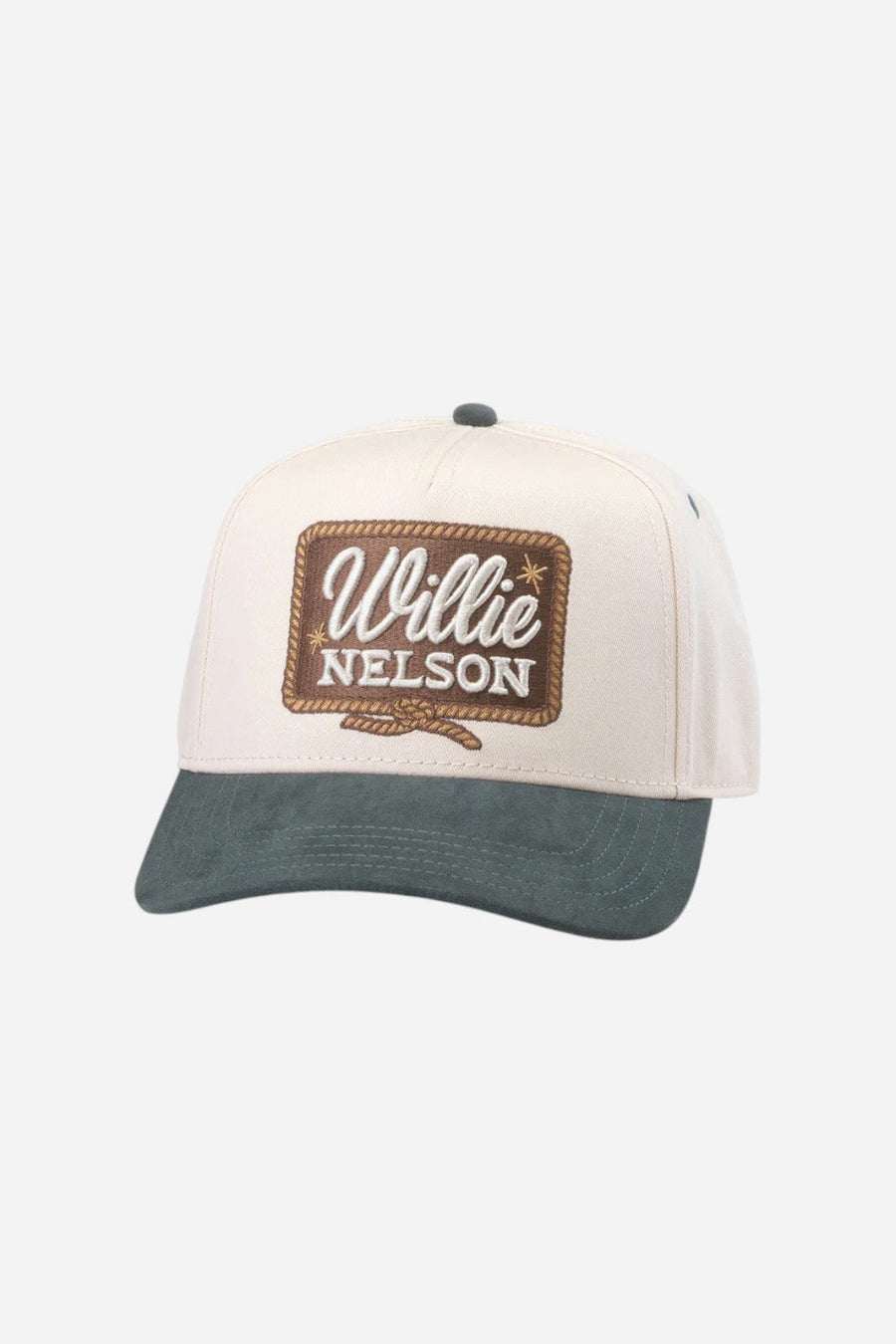 American Needle Willie Nelson Wrangler Hat in Ivory & Cedar – front view