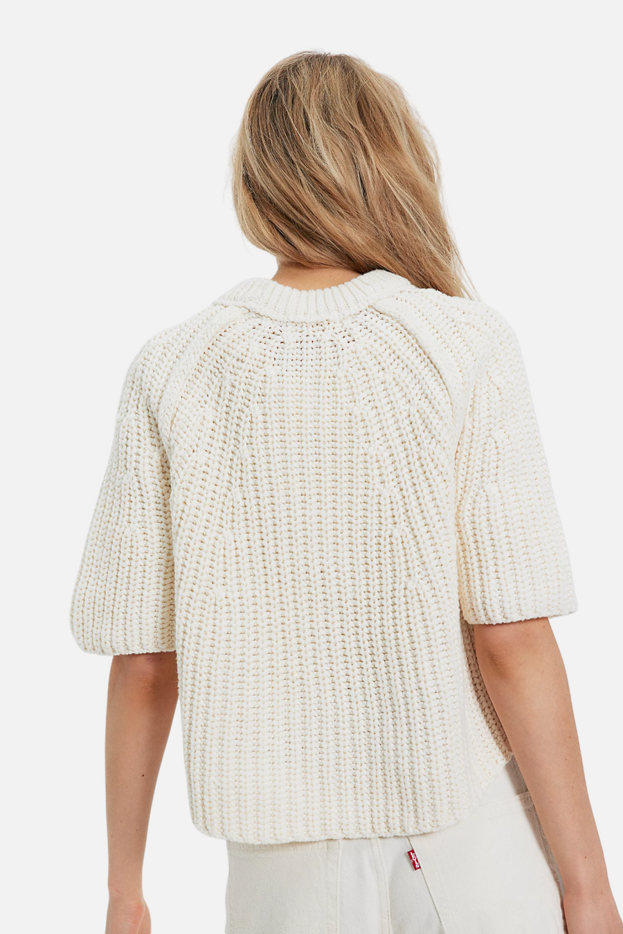 Free People Amy Sweater Tee in Ivory