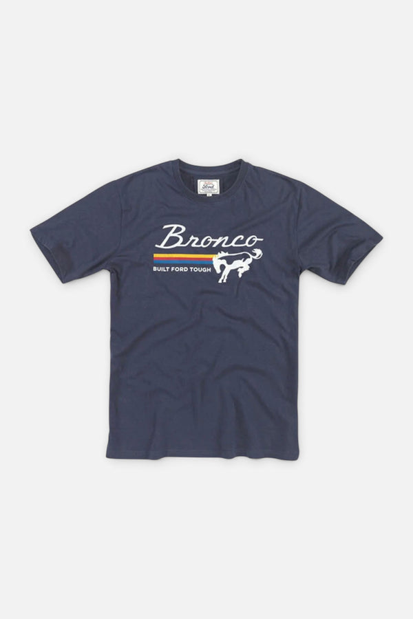 ANC Bronco Brass Tacks T-Shirt in Navy