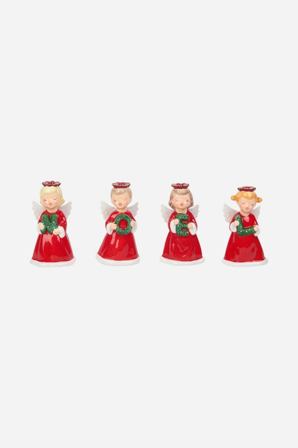 Angel Choir Candle Holders, Set of 4
