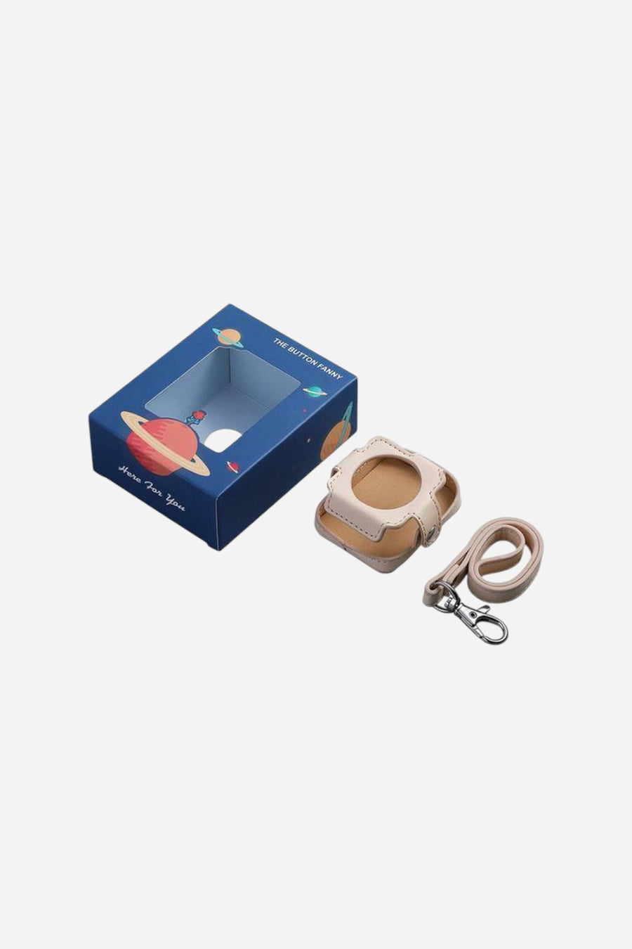 Muzen Button Carrying Bag In Peach