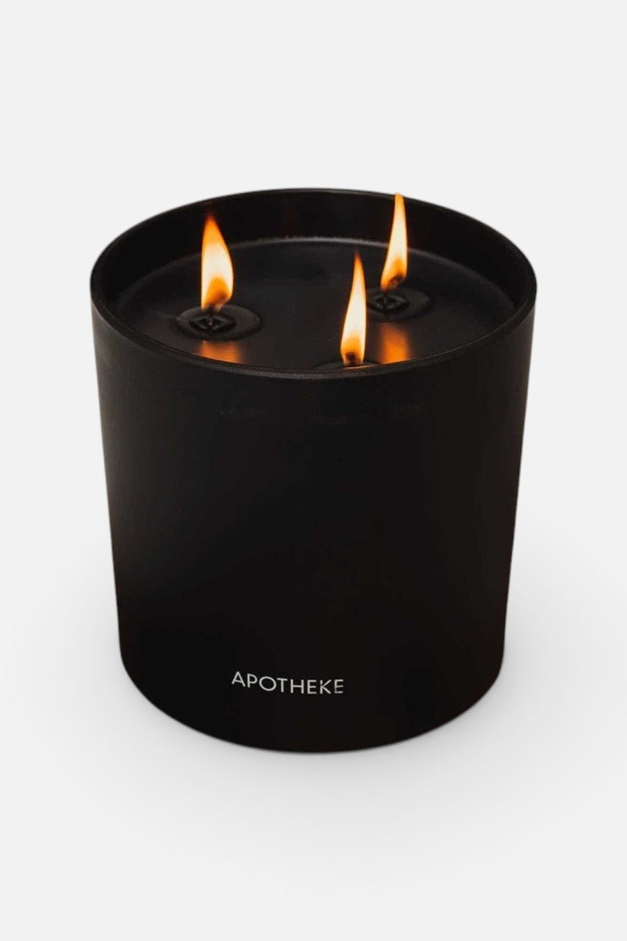 Apotheke Charcoal 3-Wick Candle – side view
