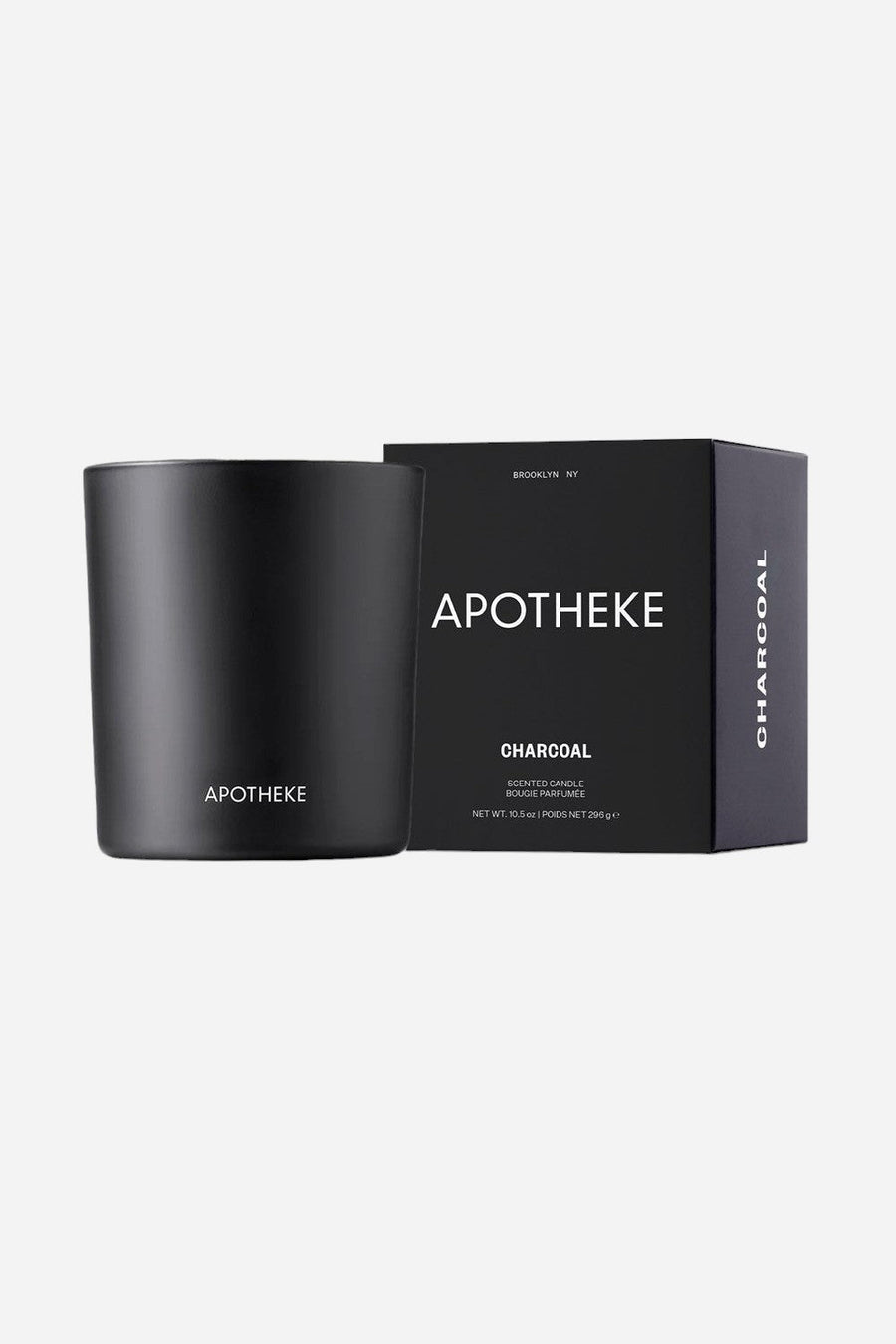 Apotheke Charcoal Classic Candle – front view