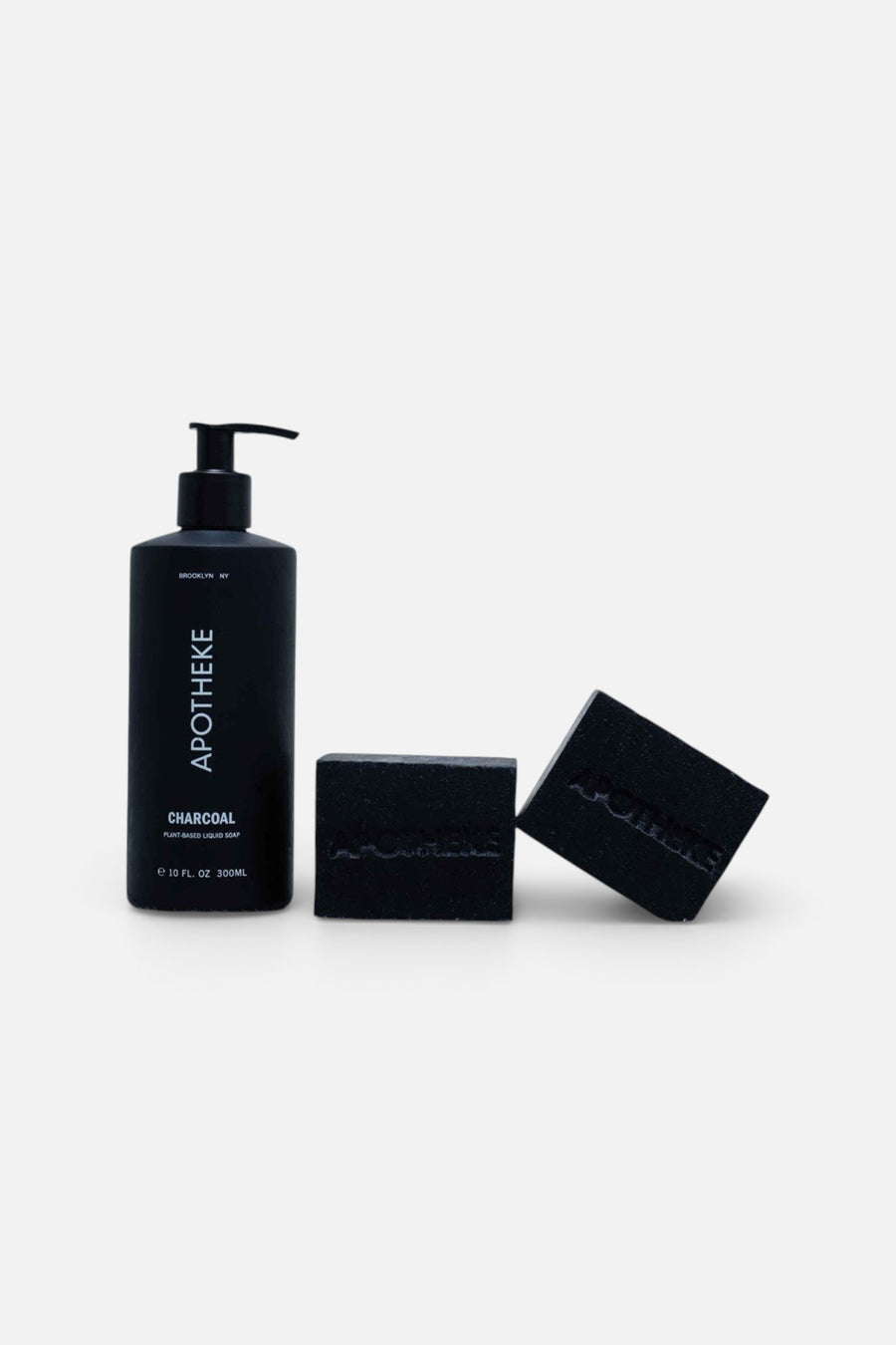Apotheke Charcoal Liquid Soap – back view
