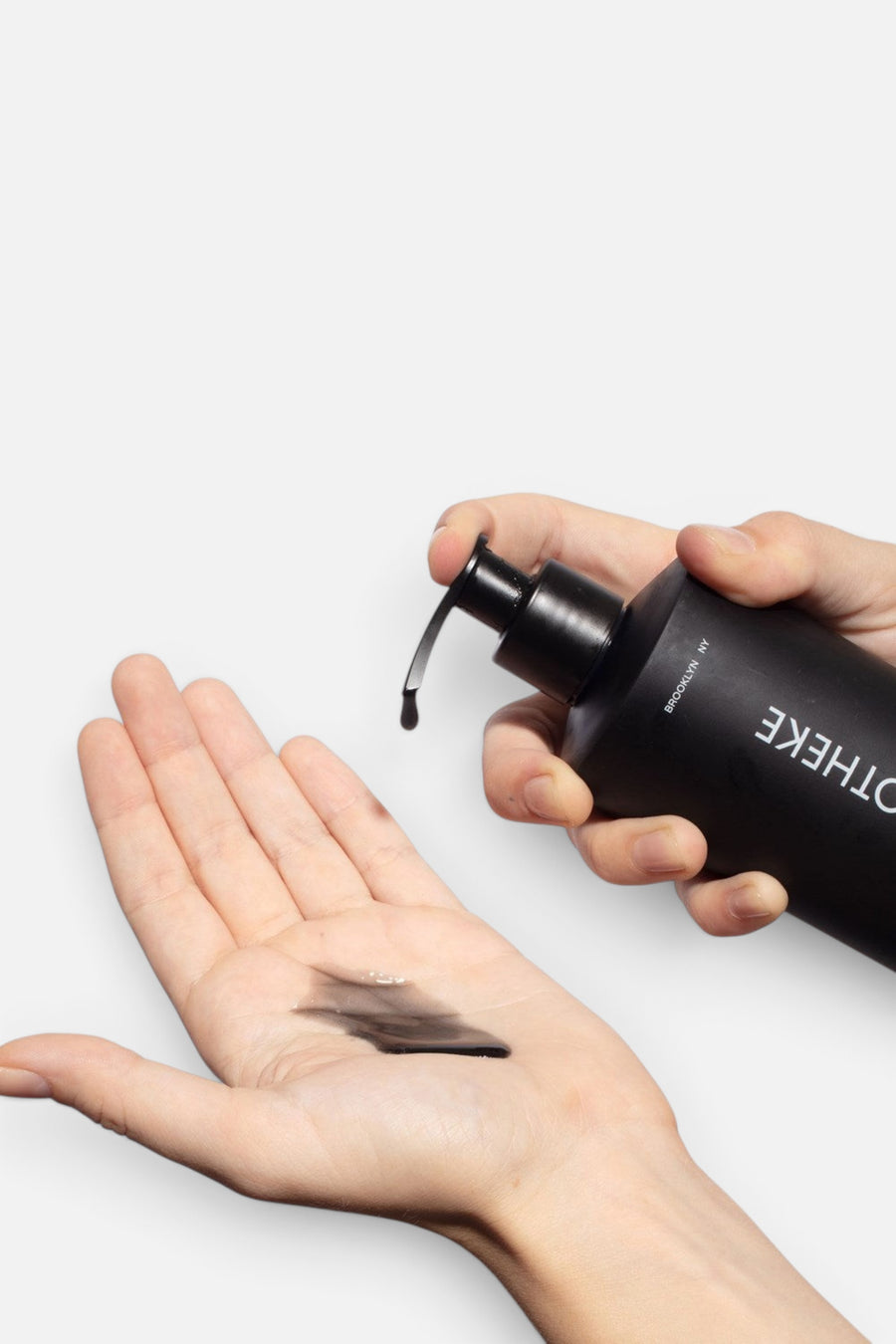 Apotheke Charcoal Liquid Soap – side view
