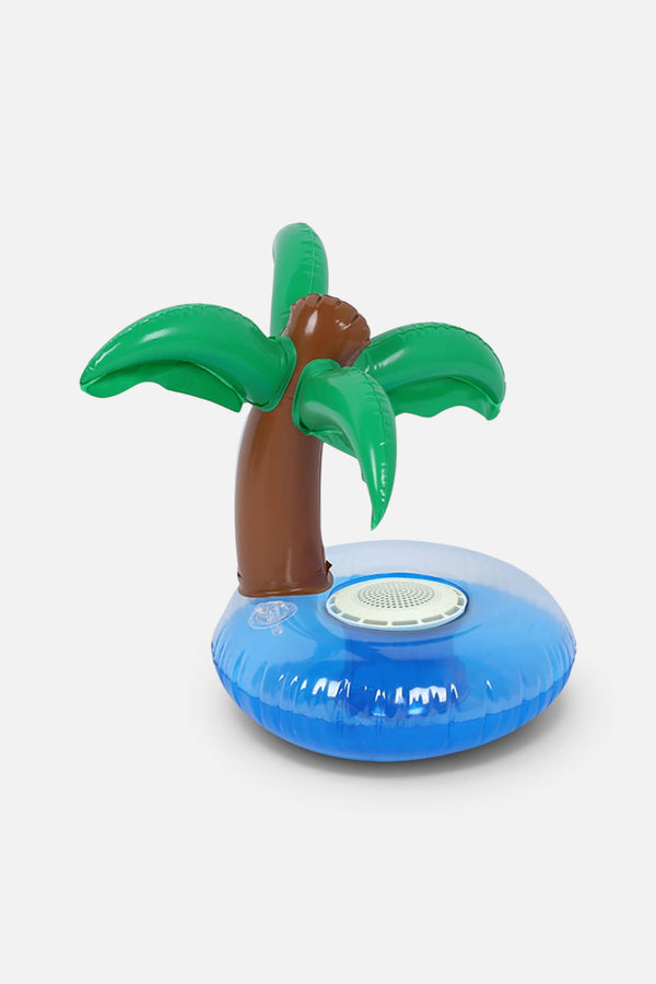 Aqua Jams Bluetooth Floating Speaker & Cup Holder - Palm Tree