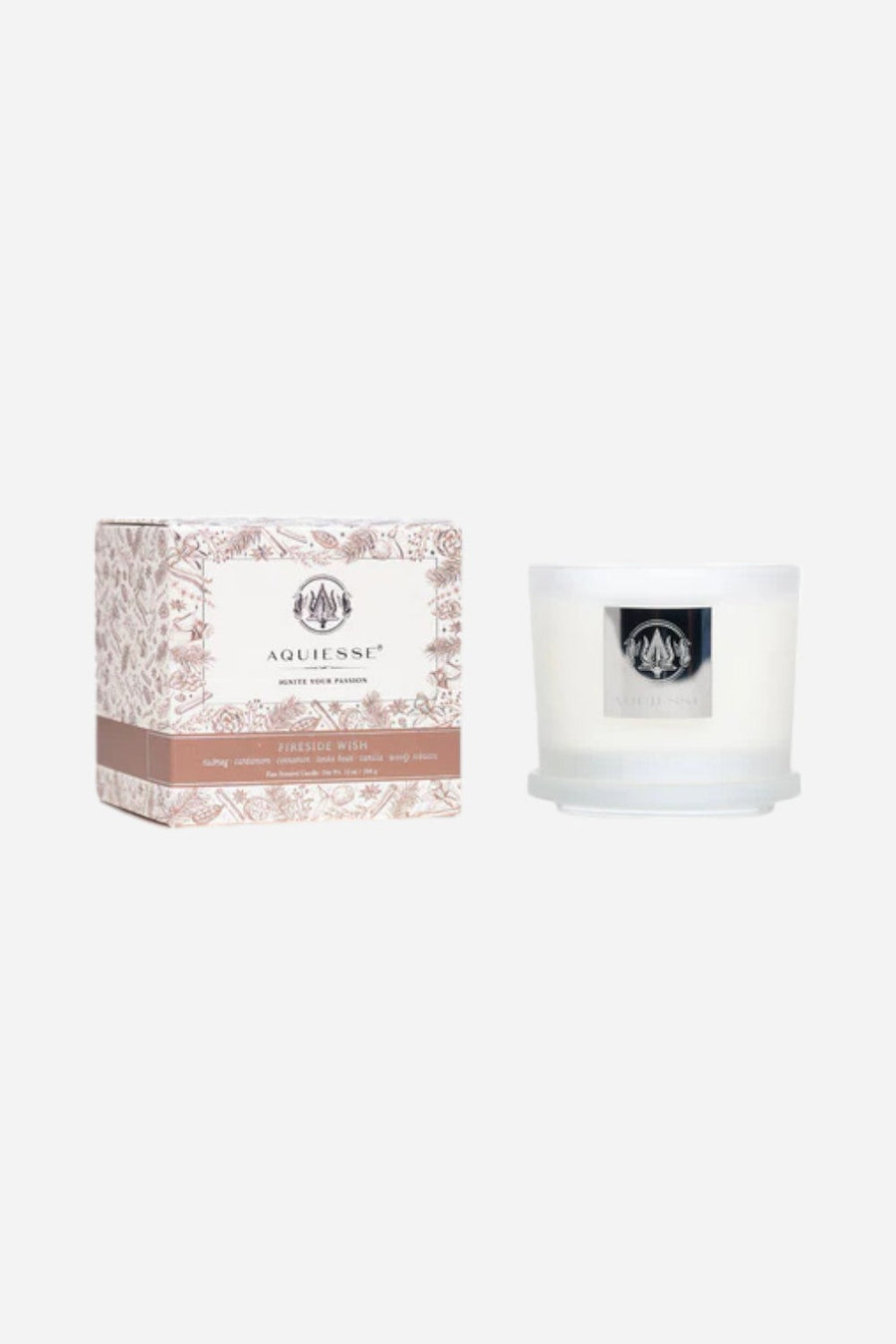 Aquiesse Fireside Wish Medium Candle – front view