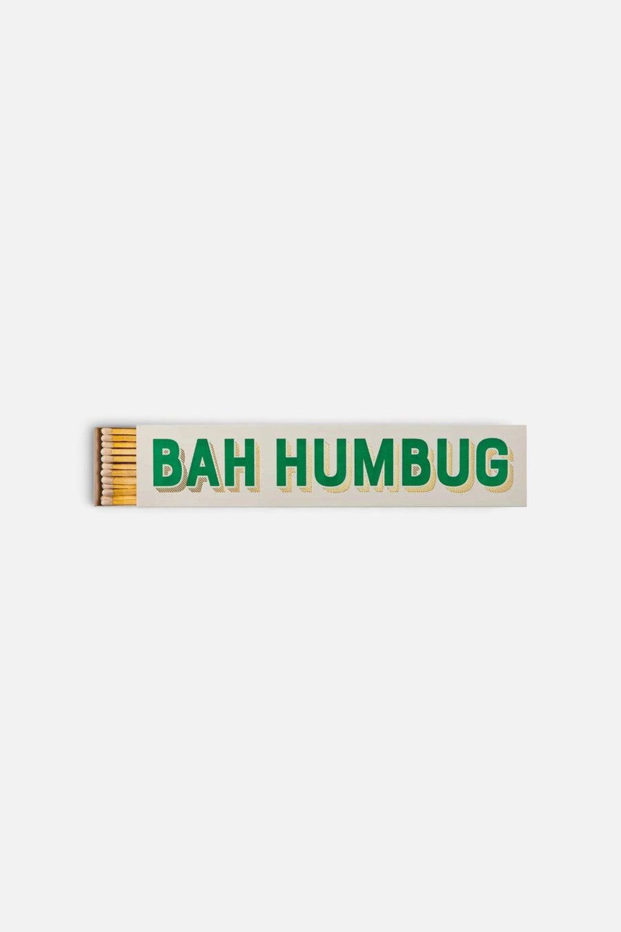 Archivist Bah Humbug Long Matches – front view