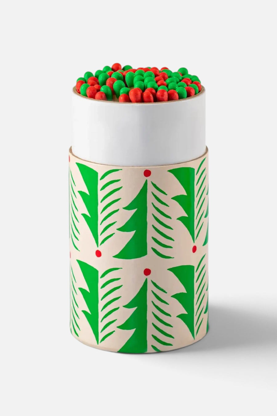 Archivist Conifer Large Cylinder Matches – back view