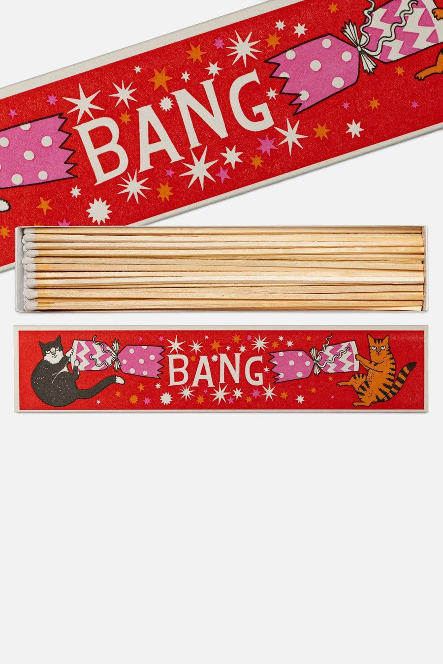 Archivist Cracker Cats Long Matches – back view