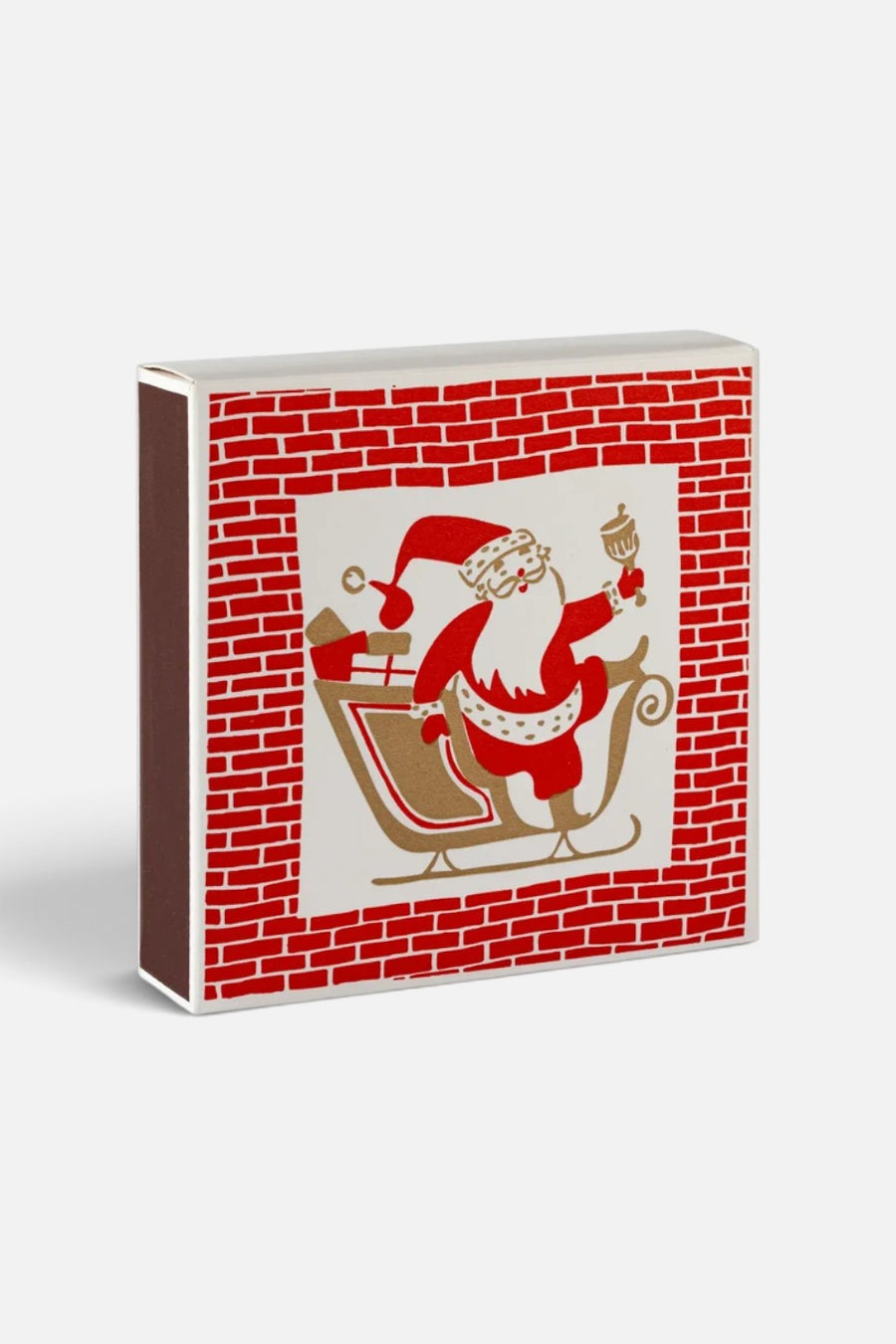 Archivist Father Christmas Square Matches – front view
