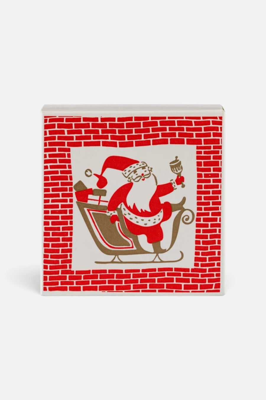 Archivist Father Christmas Square Matches – side view