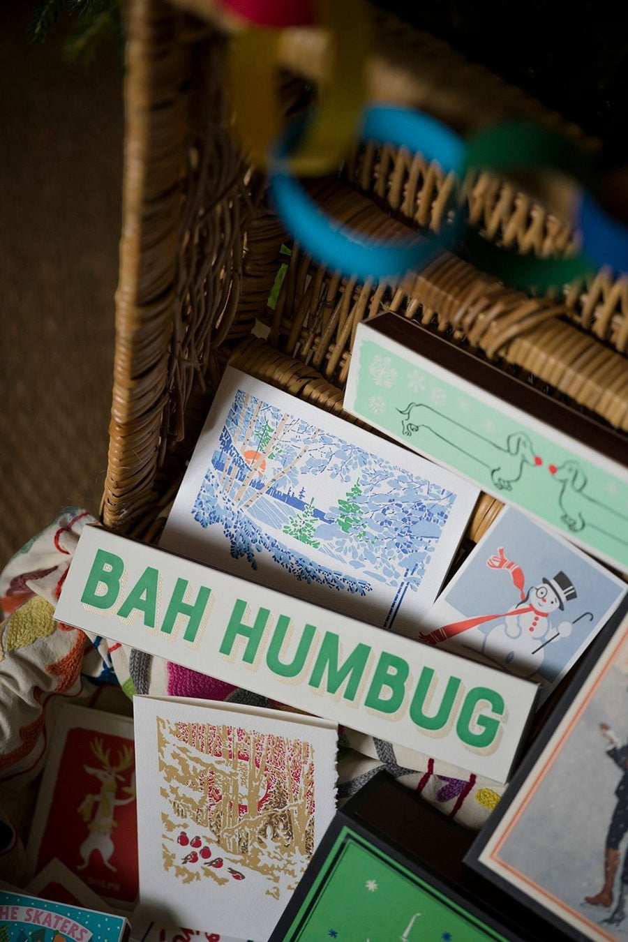 Archivist Holiday Dachshunds Long Matches – detail