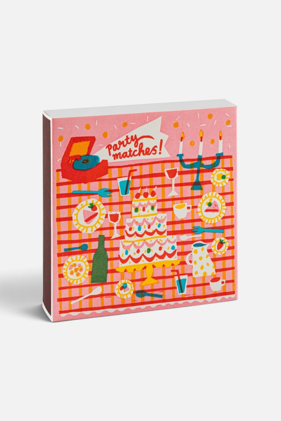 Archivist Picnic Party Square Matches – front view