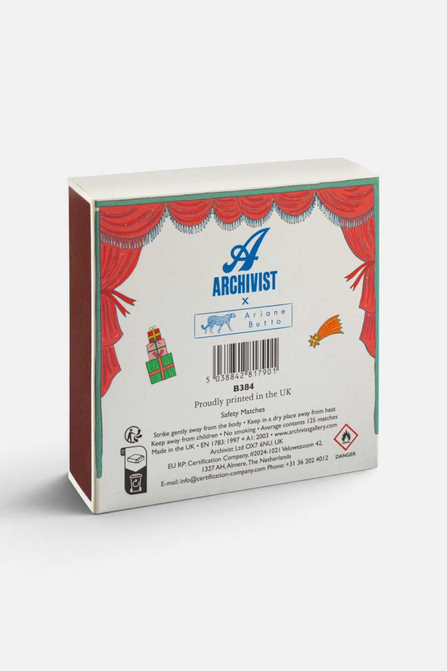 Archivist The Nutcracker Square Matches – detail