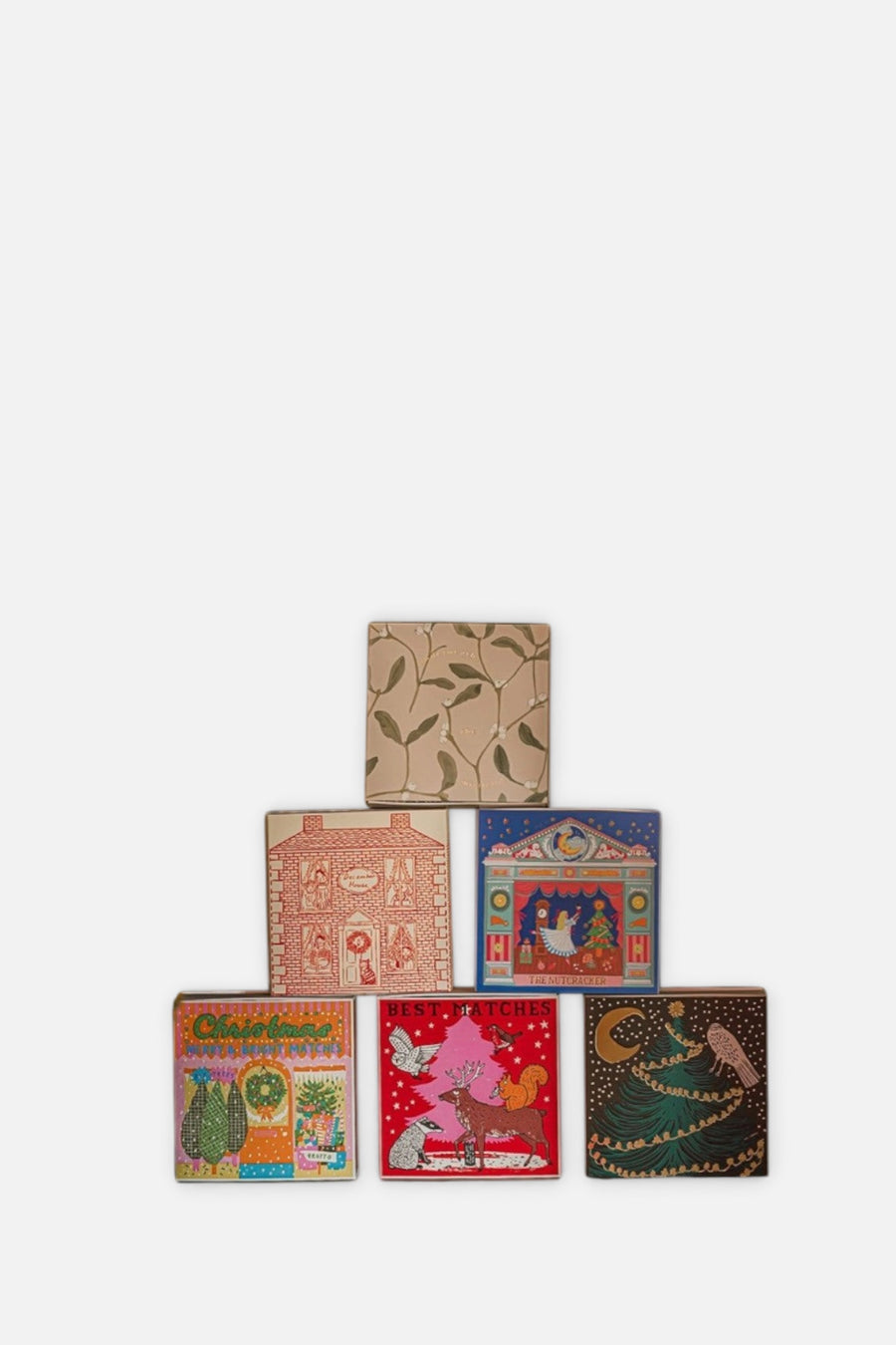 Archivist The Nutcracker Square Matches – flat lay