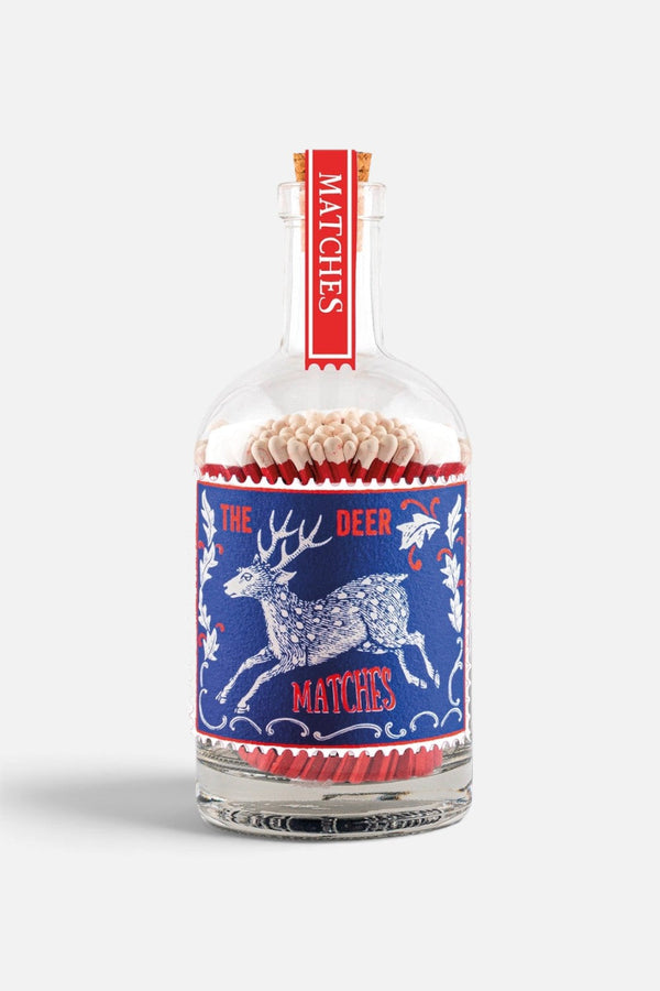Archivist The Stag Stamp Match Glass Bottle