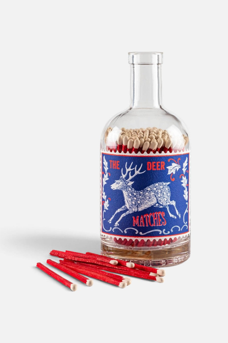 Archivist The Stag Stamp Match Glass Bottle – side view