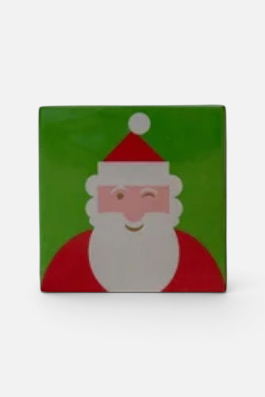 Archivist Winking Santa Square Matches – back view