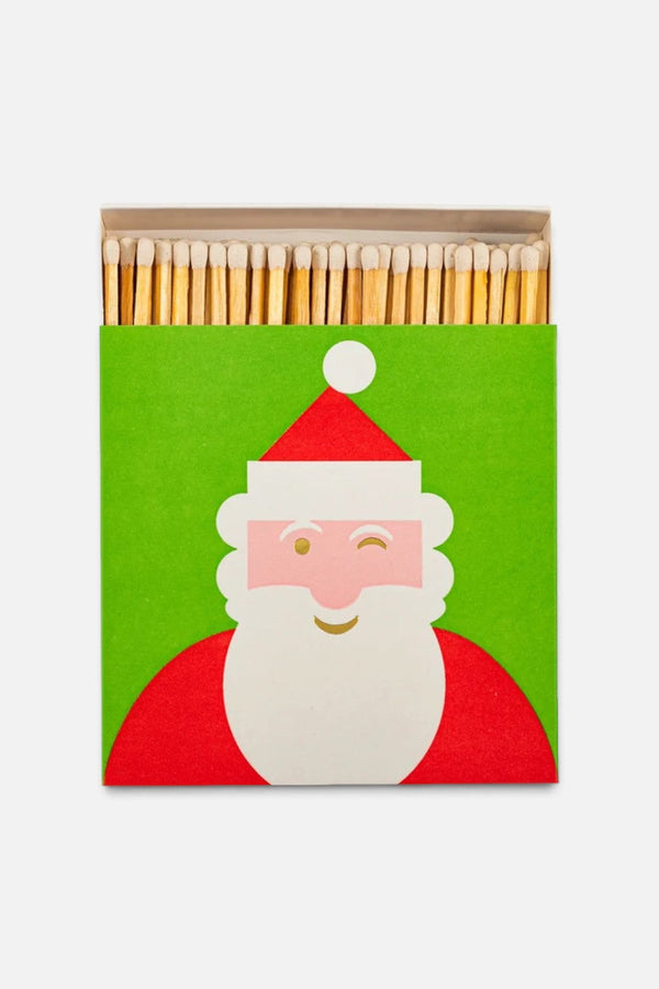 Archivist Winking Santa Square Matches