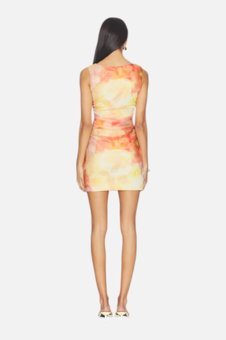 Minkpink Women's Aria Mesh Mini Dress in Watercolor Floral