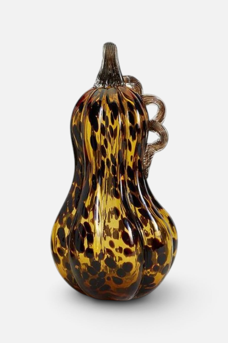 Art Glass Pumpkin Tortoise – front view
