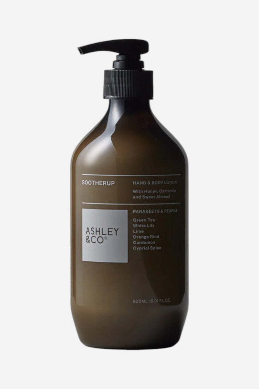 Ashley & Co. Sootherup Hand & Body Lotion – side view
