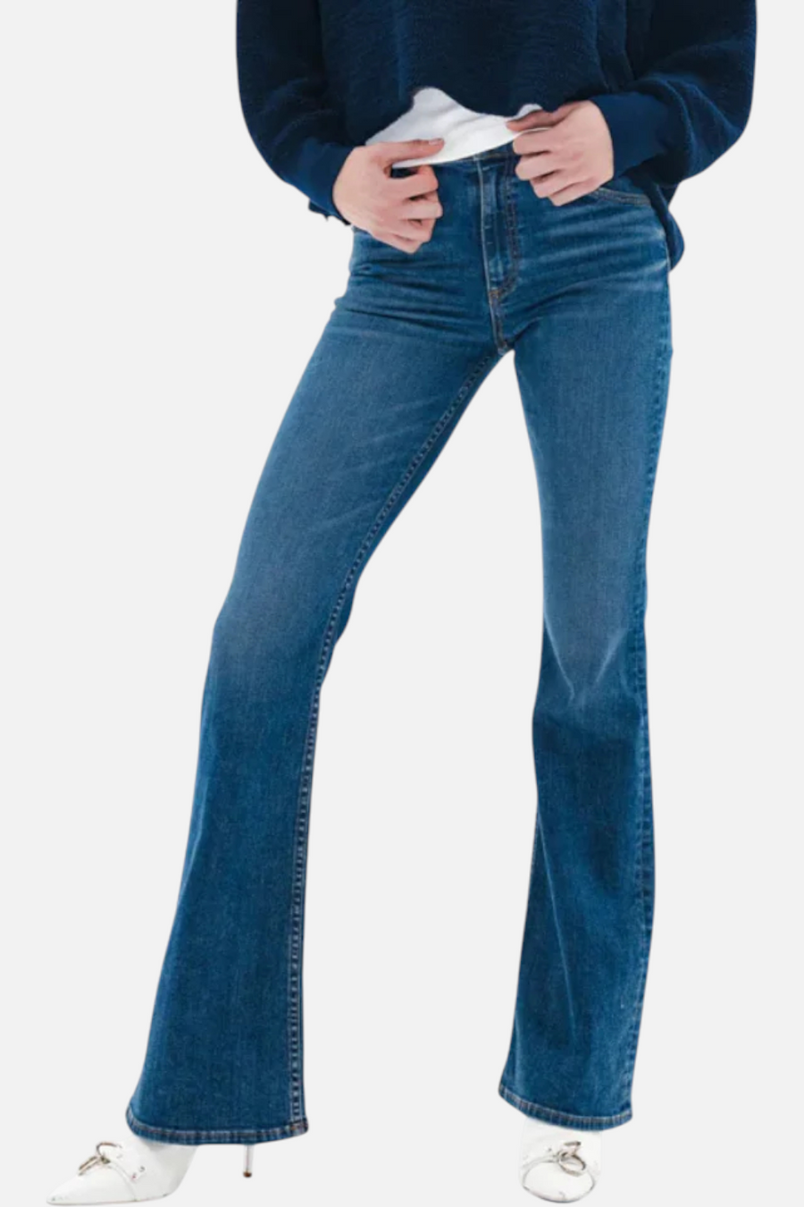 ASKK NY Bond Street Jeans in Paris – back view