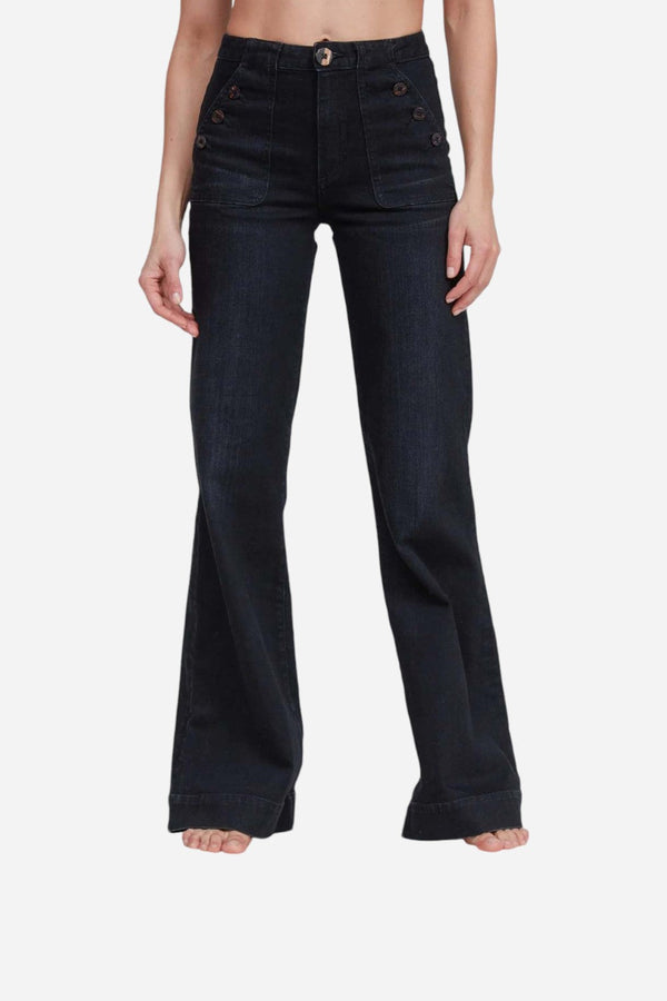 ASKK NY Brickhouse Wide Leg in Rock Rock