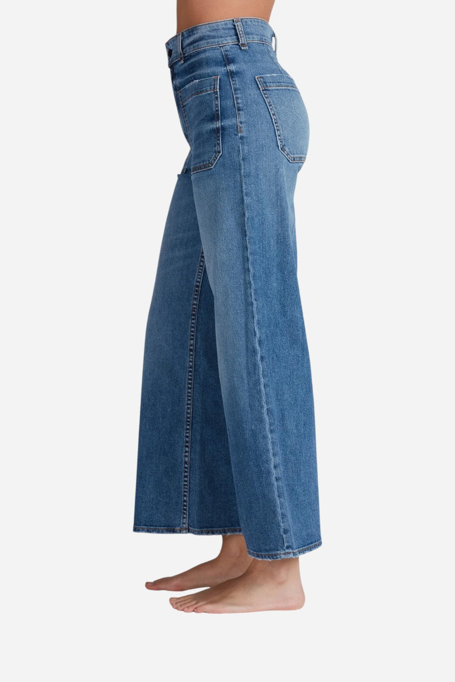ASKK NY Cropped Sailor in Clean Venice – back view