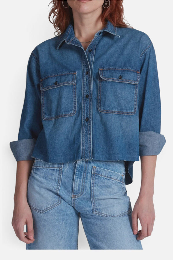 ASKK NY Crosby Denim Shirt in Gunnison