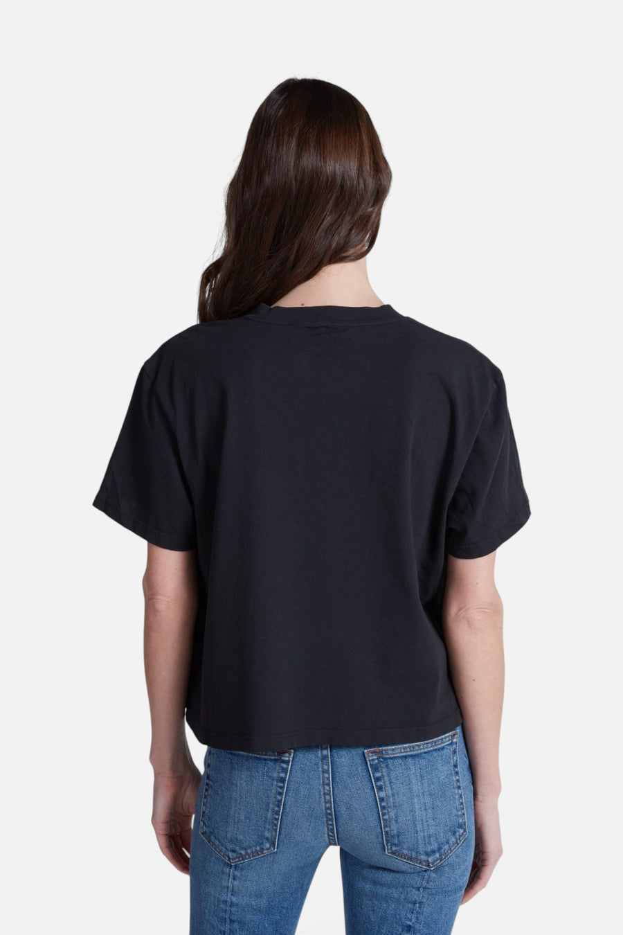 ASKK NY It's Not Me Shrunken Boy Tee in Black – detail