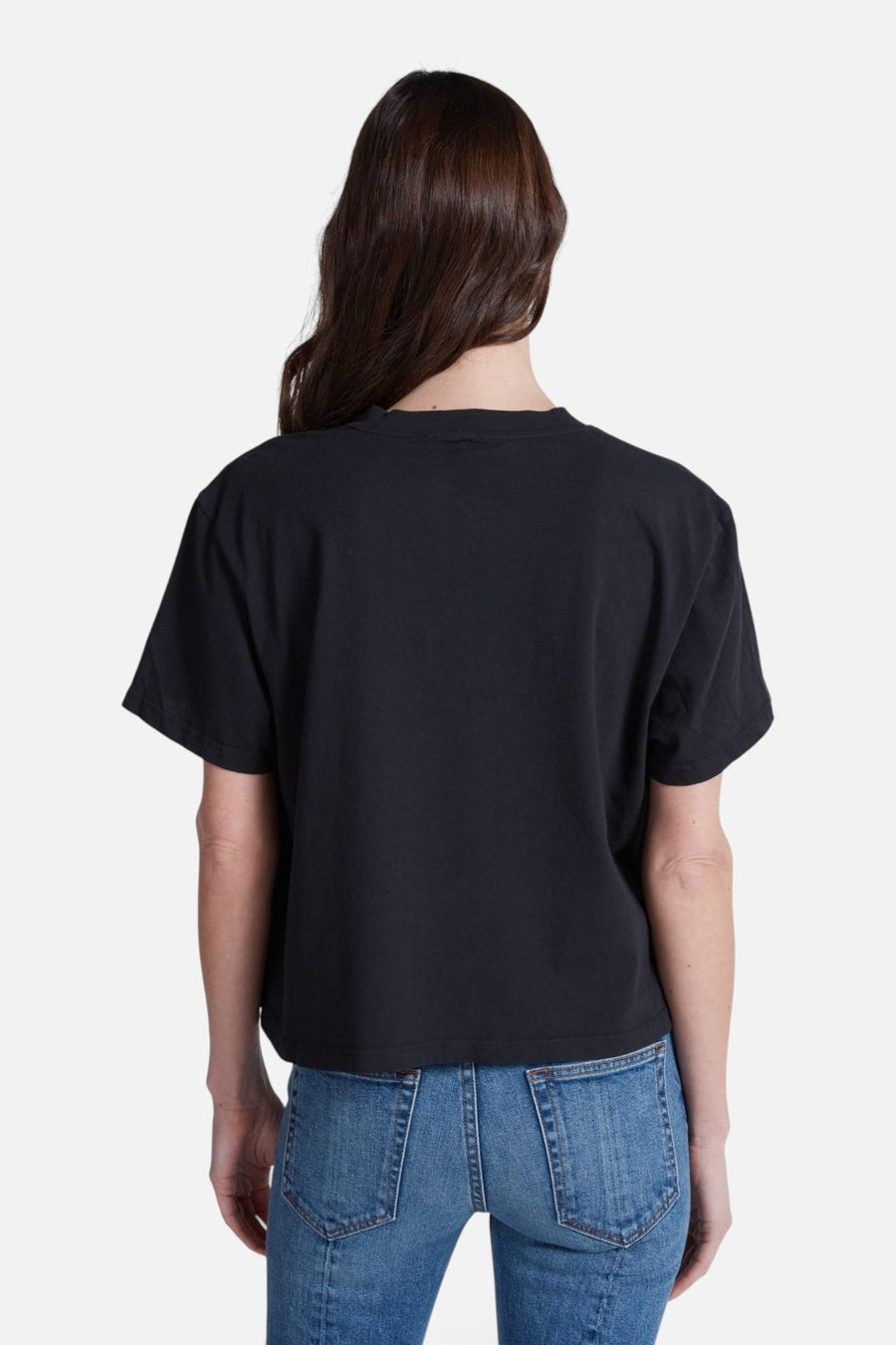 ASKK NY It's Not Me Shrunken Boy Tee in Black – back view
