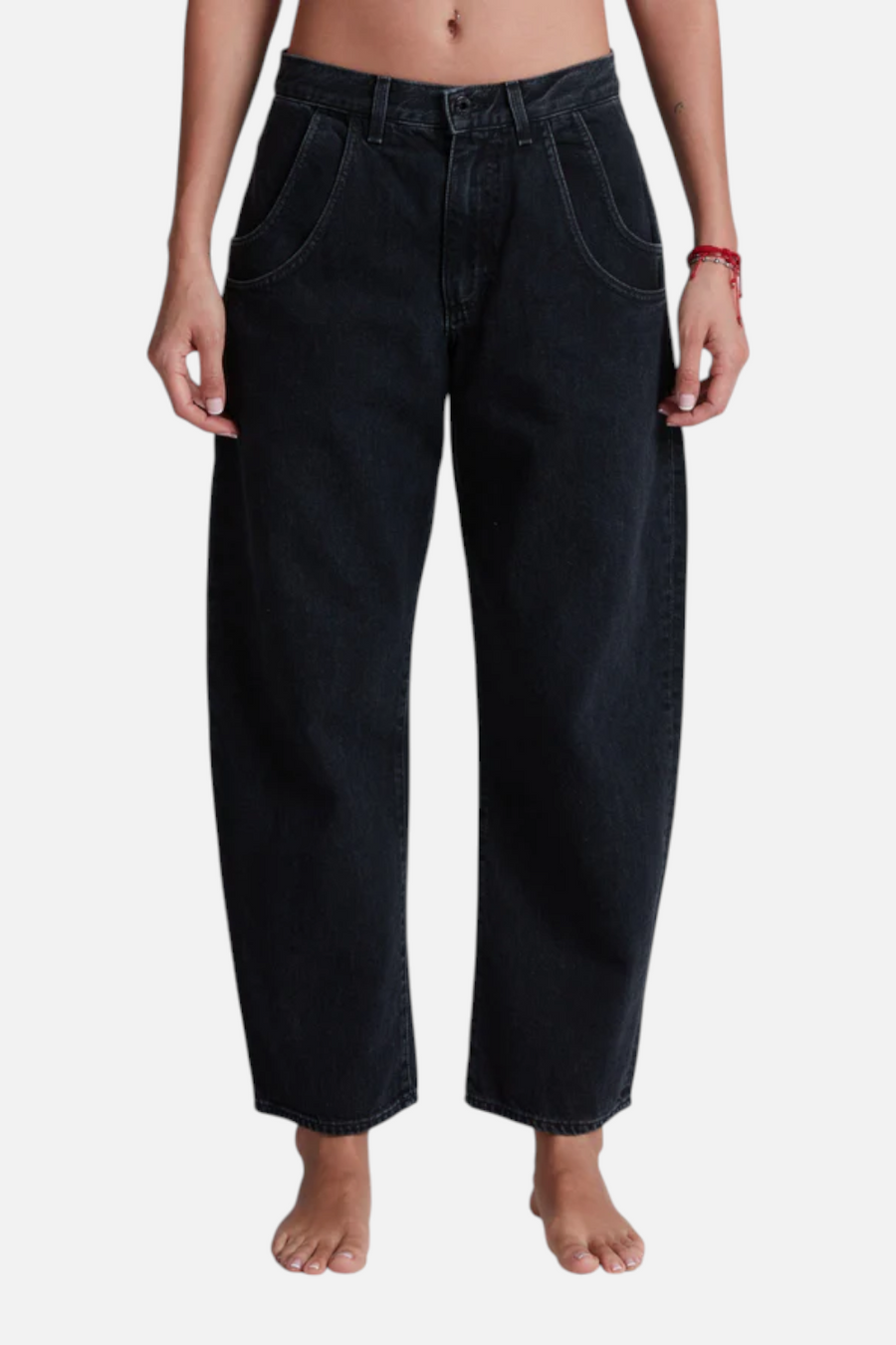 ASKK NY Lenox Jean in Double Stone – back view