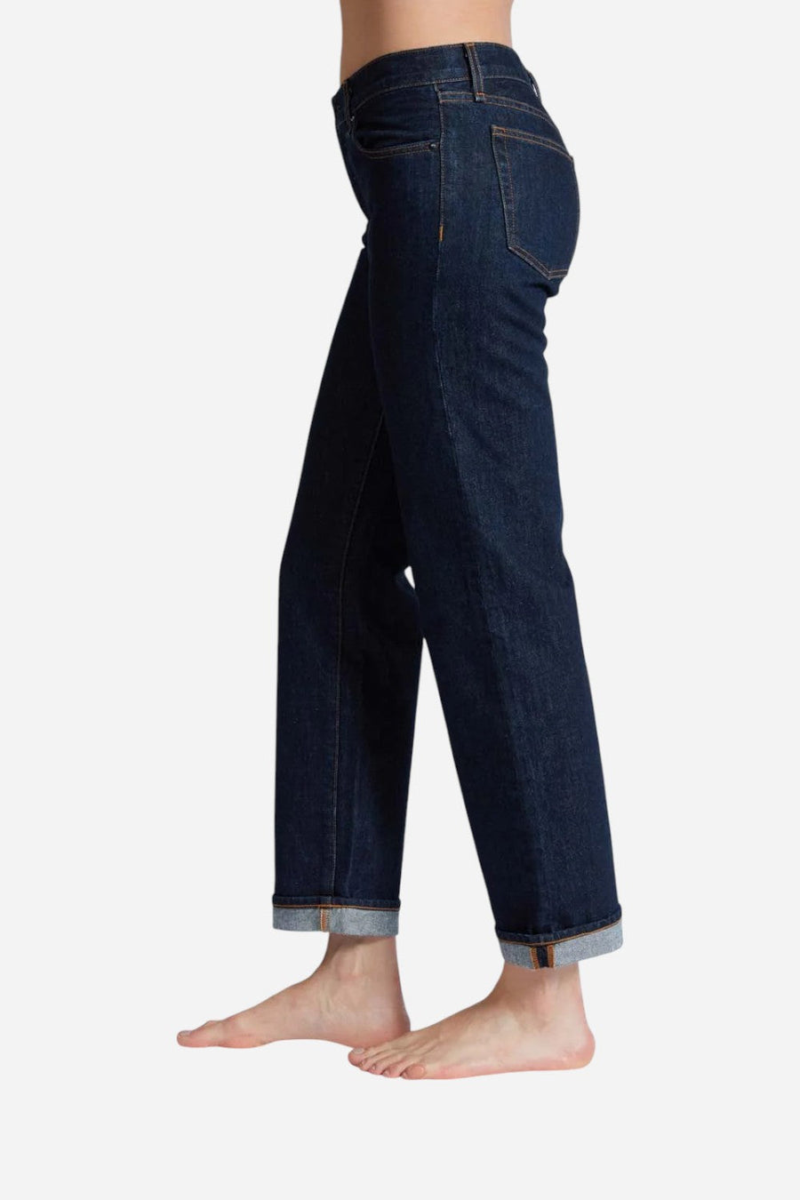 ASKK NY Low Rise Straight Baby Cuff – back view