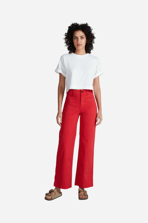 ASKK NY Sailor Pant in Lips Red