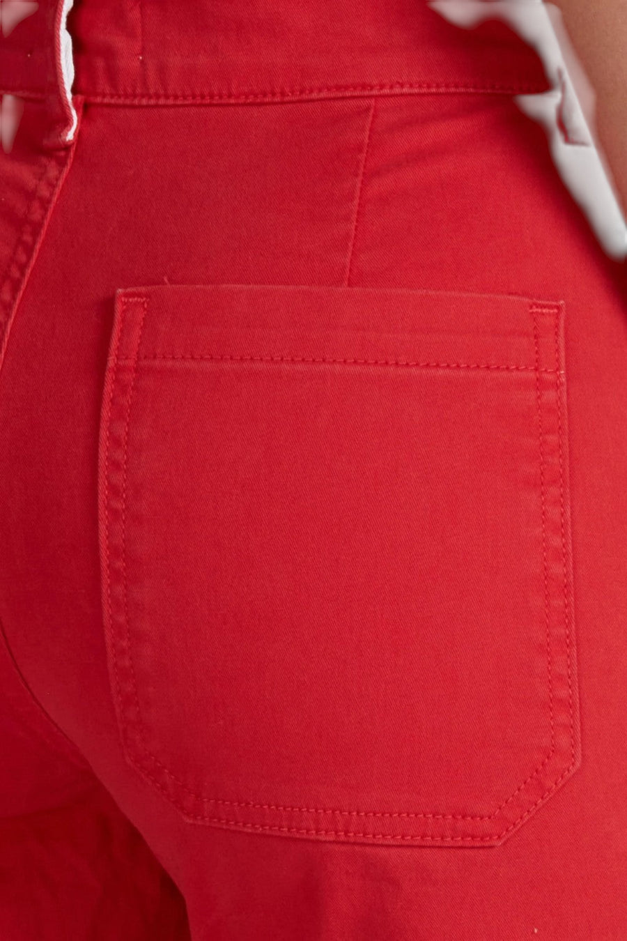 ASKK NY Sailor Pant in Lips Red – side view