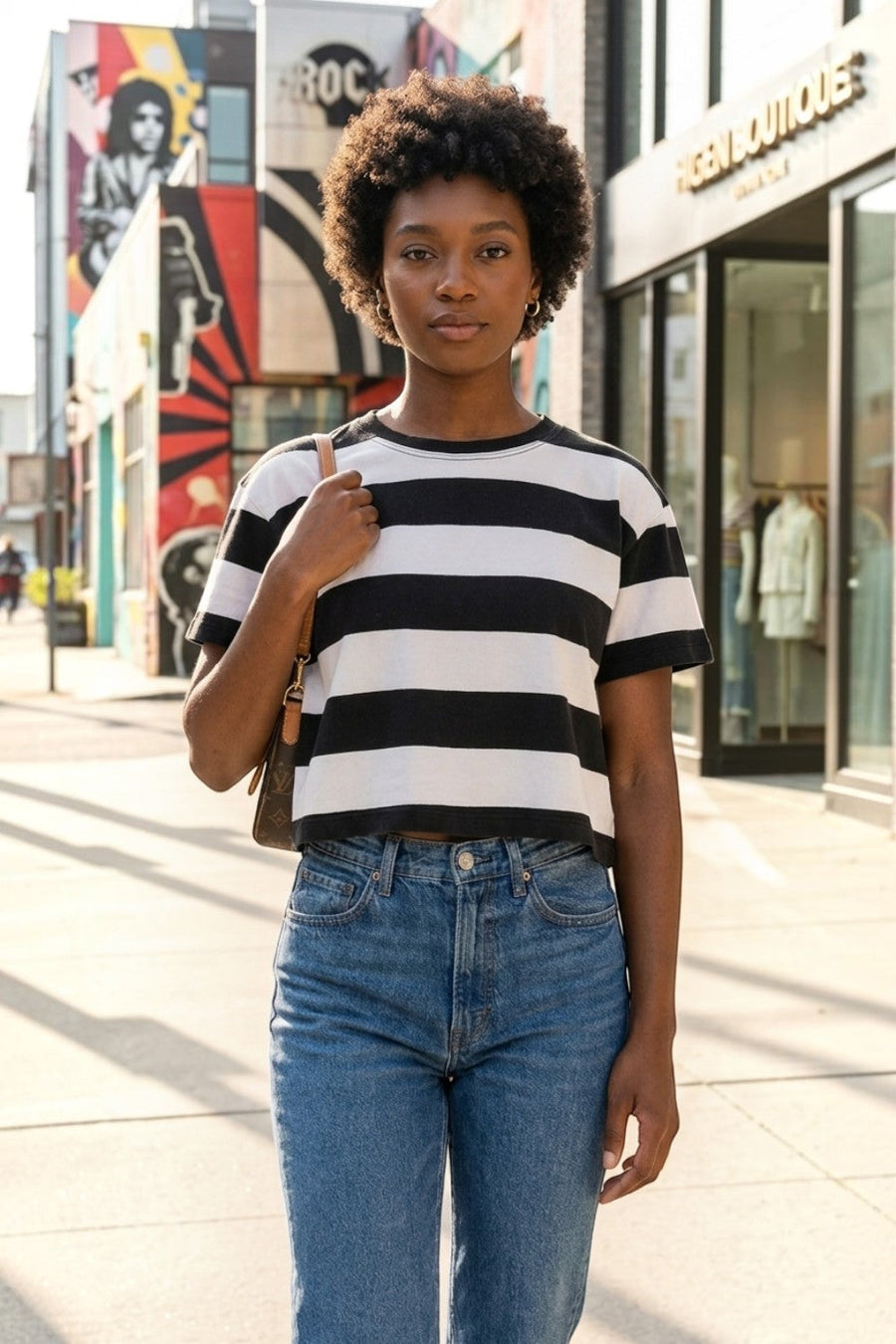 ASKK NY Shrunken Boy Tee Stripe – back view