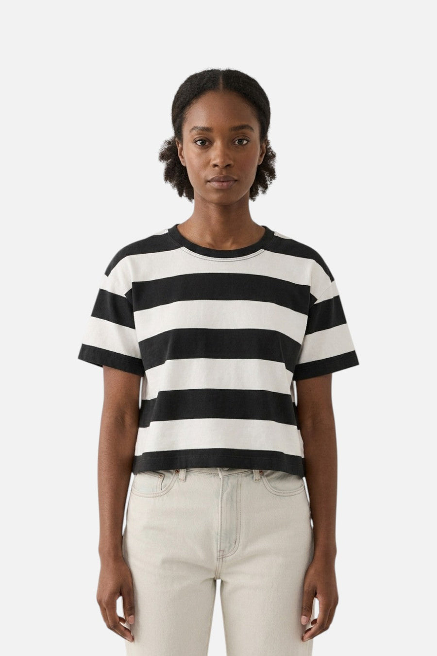 ASKK NY Shrunken Boy Tee Stripe – front view