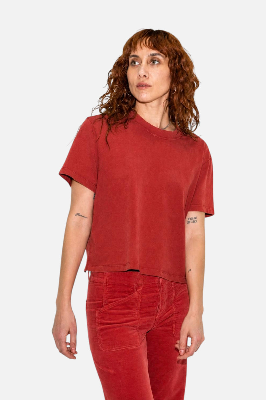 ASKK NY Shrunken Boy Tee in Vintage Red – alternate