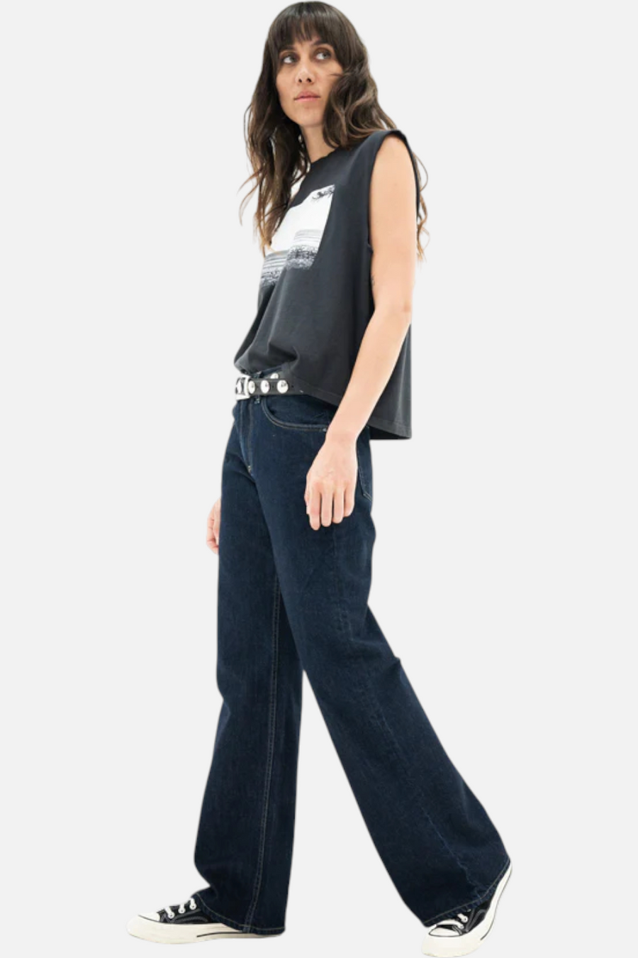 ASKK NY Sullivan Jean in Indigo Resin – detail