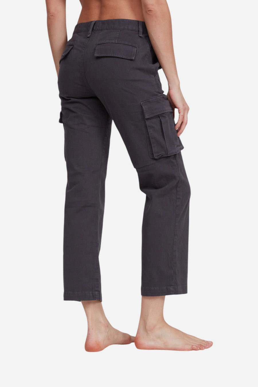 ASKK NY The Cargo Pant in Washed Black – back view