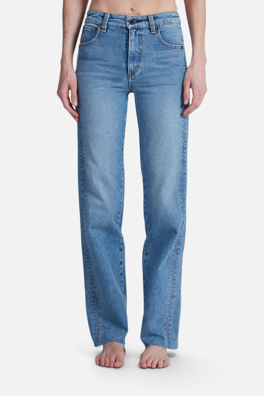 ASKK NY The Edge Jean in Blondie – front view
