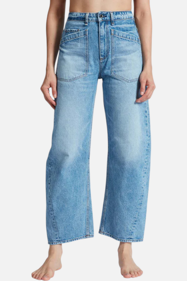 ASKK NY Twisted Barrel Jean in Blondie Wash