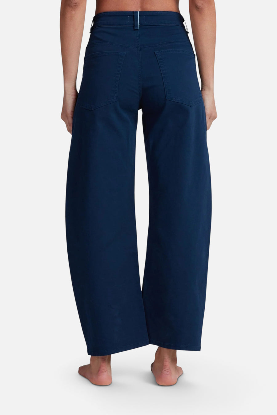 ASKK NY Twisted Barrel Twill Pant in Navy – detail