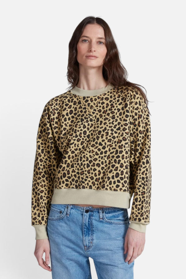 ASKK NY Wooster Sweatshirt in Leopard