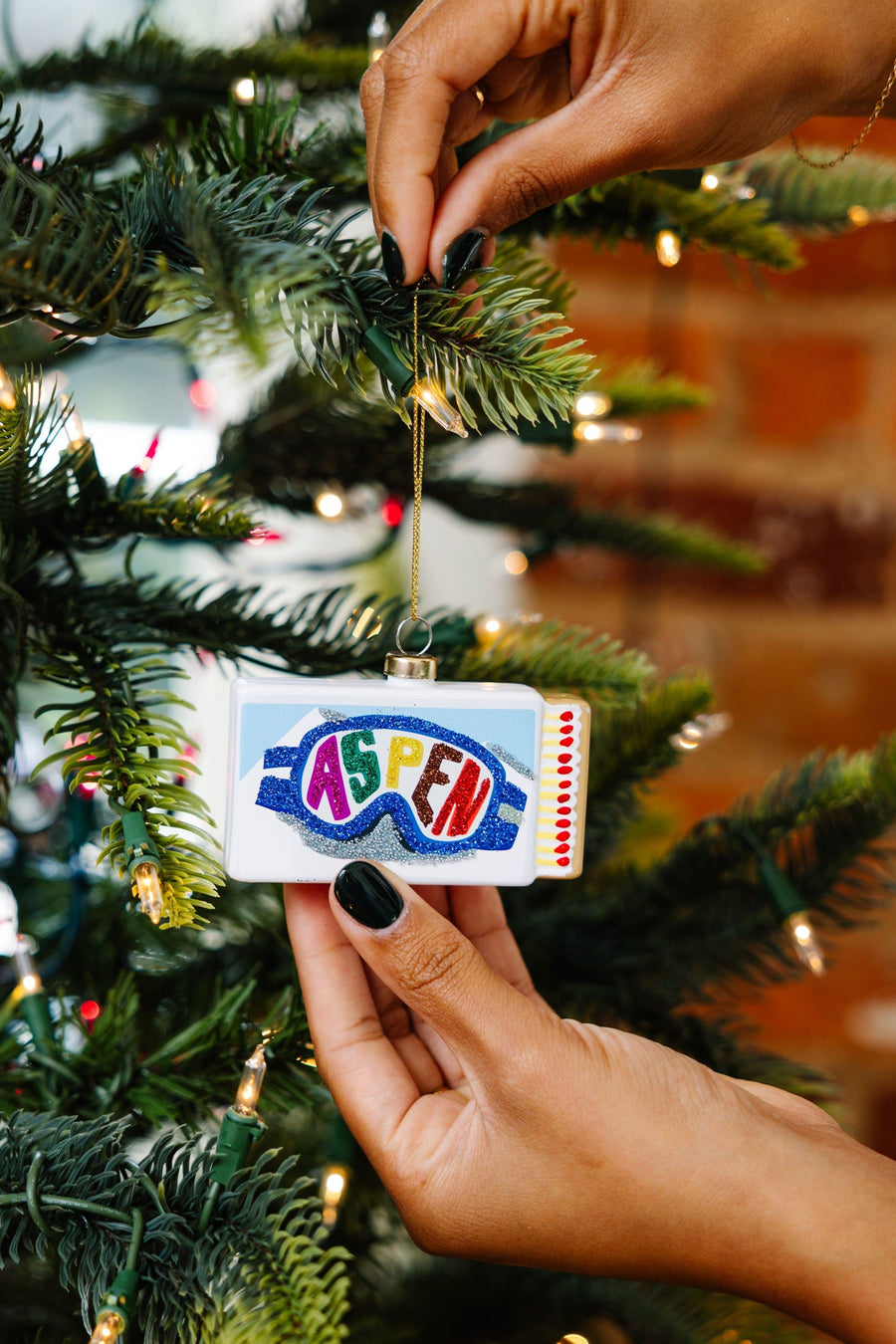 Aspen Matchbook Ornament – alternate